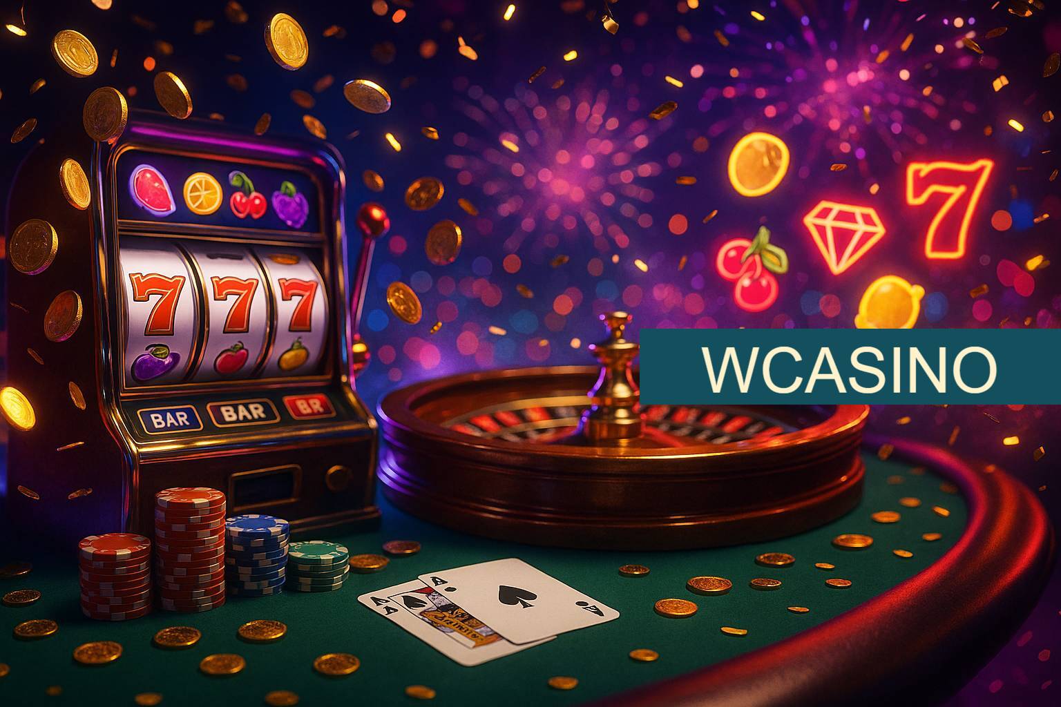 Jogos emocionantes no WCASINO